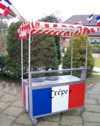 Kleiner und Mobiler Crêpesstand